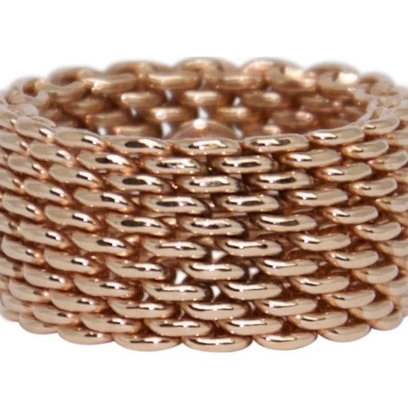 Tiffany & Co Rubedo Sommerset Mesh Ring - Size 5 - Picture 10 of 10